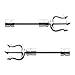 Pitchfork Trident 14 Gauge Nipple Bars Barbells Shield Rings - Sold as a Pair