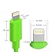 Cambond iPhone Cord 3 Pack, 8 Pin Lightning Cable Durable Stepped Apple Certified Cord for iPhone 7/7 Plus, iPhone 6s / 6s Plus, iPhone 6/6 Plus, iPhone 5s 5c 5 (Blue + Peach + Green 10ft)
