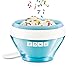 Zoku Ice Cream Maker, Compact Make and Serve Bowl with Stainless Steel Freezer Core Creates Soft Serve, Frozen Yogurt, Ice Cream and More in Minutes, BPA-free, 6 Colors, Teal