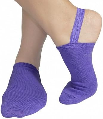 Halfsox-the Original Classic Sling-back No Show Half Socks (Small, Medium) (One Pair)