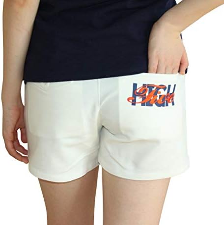 7573 Wh M 刺繍入ショートパンツ ホワイト デルソル ゴルフウェア レディース 夏 ショートパンツ