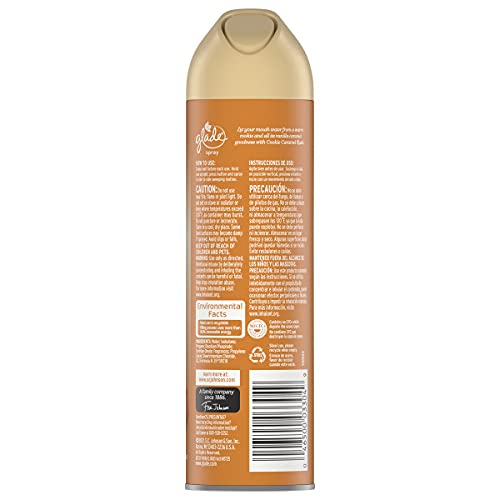 Glade Air Freshener, Room Spray, Cookie Caramel Rush, 8 Oz