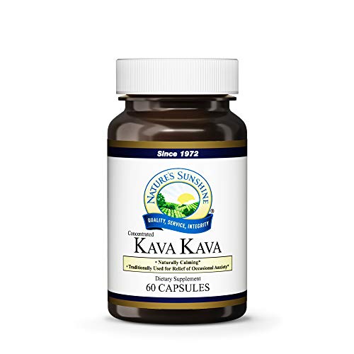 Nature's Sunshine Kava Kava Concentrate, 60 Capsules | Supports Normal Anxiety Reduction, Promotes Muscle Relaxation, and Helps Support Restful Sleep Nature's Sunshine Kava Kava Concentrate, 60 Capsules | Supports Normal Anxiety Reduction, Promotes Muscle Relaxation, and Helps Support Restful Sleep