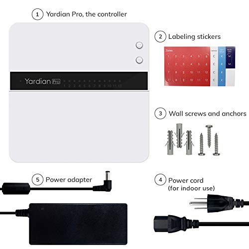 Aeon Matrix Yardian Pro Smart Sprinkler Controller with Instant Button Control, 12 Zone