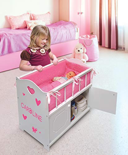 Badger Basket Folding Double Doll Front-To-Back Stroller - Pink Gingham (Fits American Girl Dolls) (7599049997349)