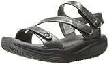 Skechers Women's Shape UPS XF Pendulum Wedge Sandal, Silver, 9 M US