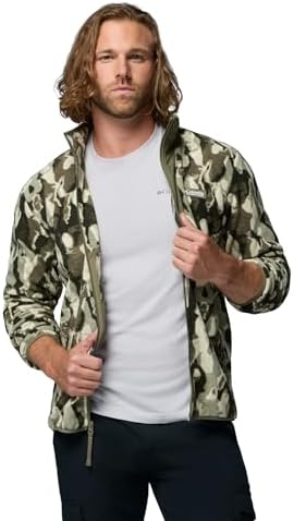 Sequoia Grove Printed Full Zip, Strato esterno in pile, Materiale ecocompatibile, Tasche di sicurezza, Tessitura flessibile - da uomo