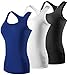Lavento Women's Tank Top Workout Running Yoga Racerback Sleeveless T-Shirts