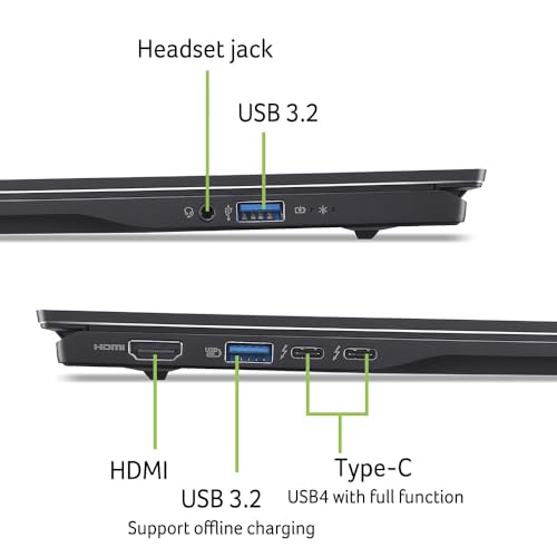 Acer Swift 16 AI OLED (SF16-51-57H6) Copilot+ PC, AI Laptop, 40 Tops, 16 Inch WQ2.8K OLED 120Hz Display, Intel Core Ultra 5 226V, 16GB RAM, 512GB SSD, Intel Arc Graphics 130V, Windows 11, QWERTZ