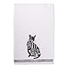 DII Everyday Pets Kitchen Collection Absorbent Dishtowel Set, 18x28, Cat Print, 3 Count