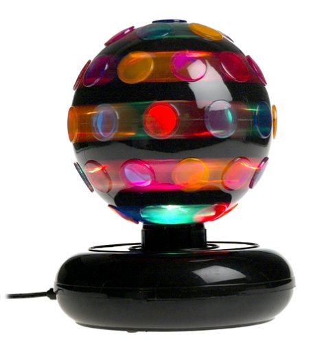 6" rotating disco ball light