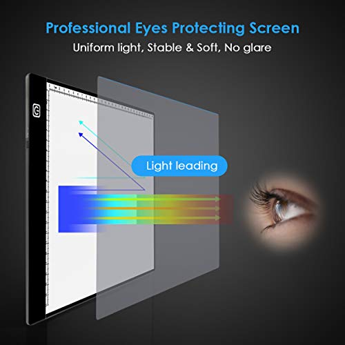 Tracing Light pad, Kids Toys for 2-12 year olds Boys and Girls A4 Ultra-Thin Portable LED Light Box Light-up Tracing Pad,Christmas Gifts and Top Toys for Boys and Girls Ages 6, 7, 8, 9,10
