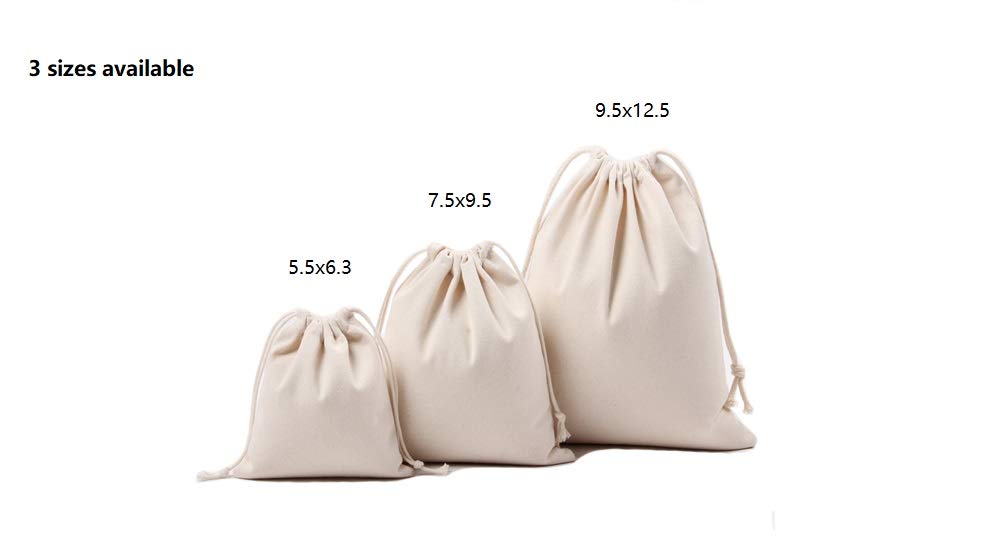 Best Drawstring Makeup Bag Canvas