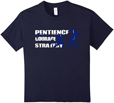 unisex-child Fencing Shirt - Fencing Funny T shirt 12 Navy