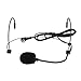 an-do-er Uni-Directional Head-Mounted Headworn Headset Ear-Hook Microphone Mic Flexible Wired Boom for Voice Amplifier Amp Loudspeaker