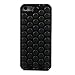 iAnko Cute Decompression Bubble Wrap Shell Puchi Puchi Soft Silicone Phone Case for Apple Iphone 5 5s (black)