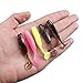 RUNCL Anchor Box - Paddle Tail Worms 2 Segments, Swimbaits, Soft Fishing Lures 2-1/8in (Pack of 40)