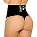 ShaperQueen102B Thong - Womens Best Tummy Control Cincher High-Waist Shapewear Trainer Body Shaper Girdle Faja Sexy Underwear (M, Black)