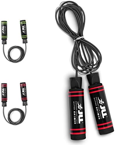 JLL Speed Skipping Rope - 3m/10ft ADJUSTABLE Fitness Speed Rope Jump Boxing Exercise Gym Jumping Workout, Ball Bearing…
