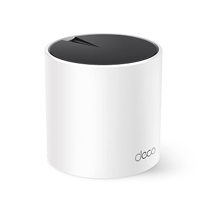 TP-Link Deco X55 AX3000 WiFi 6 Mesh System - Covers up to 2500 Sq.Ft., Replaces Wireless Router and Extender, 3 Gigabit Ports, Supports Ethernet Backhaul, Deco X55(1-Pack)