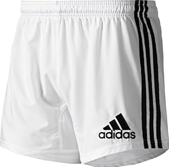 Adidas 3s Pantalones de entrenamiento para hombre pantalones cortos de Rugby,  de color blanco/negro, color blanco, tamaño XXL: Amazon.es: Ropa y  accesorios