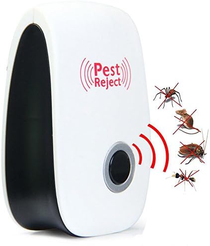 PTee Ultrasonic Pest Repeller (HiTech System) - Effective on Ants, Roaches, Rodents, Flies and Bugs - Safe for Children &amp; Pets