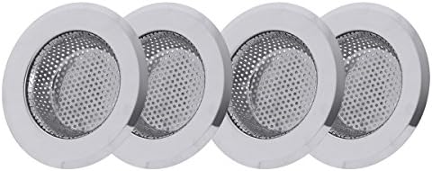 4 Pack Stainless Steel Drain Filter Garbage Disposals Kitchen Sink Strainer Stopper Washroom Sink Basket Prevent Most Sinks Clogged