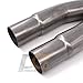 X-Pipe Mid-pipe 2.5 in. for Ford Mustang GT 2015-2018 S550 5.0L V8 Coyote
