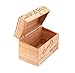 LGU Monogrammed Personalized Custom Family Wooden Recipe Box