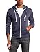 Alternative Men's Rocky Fleece Zip Hoodie, Eco True Navy, Large