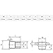 uxcell M6 Stainless Steel Flat Head Rivet Nut Insert Nutsert 100pcs