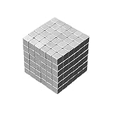 Magnetic Cube 5mm,XHJKZ 216 PCS Magnets Blocks Education Toy Children's Puzzle  Square Cube Stress Relief for Intelligence Development for Kids