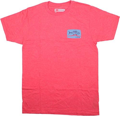 Cova Tuna Pedia Short Sleeve Tee Red Heather Mens XL