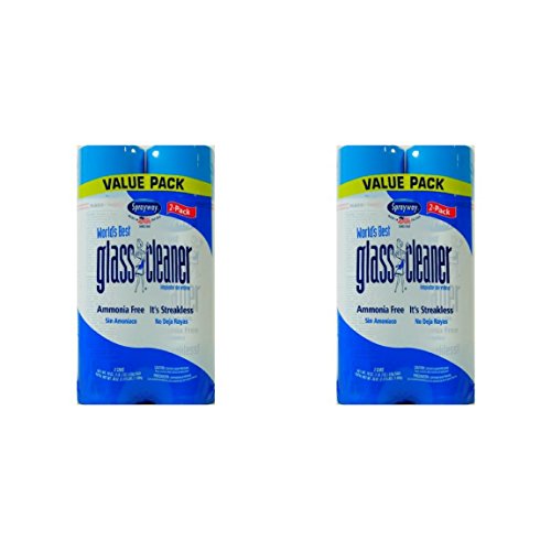 UPC 689238502922, Sprayway Glass Cleaner Aerosol Spray, 19 oz - 2 Packs.