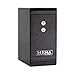 Mesa Safe Company Model MUC1K Undercounter Depository Safe with Dual Key Lock, Dark Gray