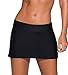 ENLACHIC Women's Lace Crochet Skirted Bikini Bottom Swimsuit Short Skort Swimdress