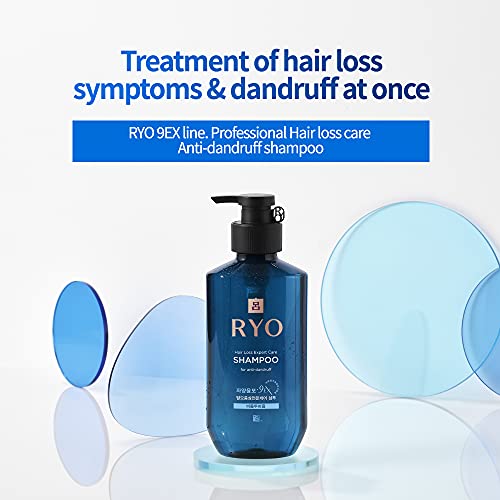 Ryo Hair Loss Care Shampoo for AntiDandruff Care 400ml (13.5oz) Dry