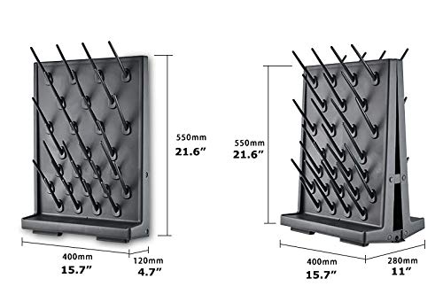 27 Pegs Lab Supply Drying Rack, Pegboard Bench-top/Wall-Mount Laboratory Glassware 27 Detachable PegsLab Drying Draining Rack Cleaning Equipment