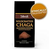 6oz of Premium Organic Chaga Mushroom Powder, Wild Harvested, Picked from Live Birch Trees in the Forests of Laurentians| Prepare Your Own Tea, Add to Your Favorite Recipe to Bulletproof Your Health