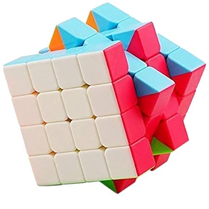IndusBay Rubiks Cube 4 X 4 X 4 StickerLess Magic Speed Cube Puzzle Toy