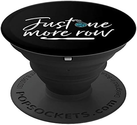 Funny Cute Crochet Just One More Hook for Crocheters Knitter PopSockets PopGrip: Swappable Grip for Phones & Tablets