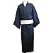 Edoten Men's Kimono Japan Shijira Weaving Yukata 705 NV XL