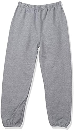 Gildan Youth Elastic Bottom Sweatpants, Style G18200B, Sport Grey