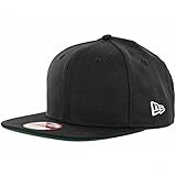 New Era 9Fifty Plain Blank Snapback Hat Original Uniform Cap Black Navy Red