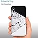 VIVIBIN iPhone Xs Max Case,Fashionable iPhone Xs Max Silicon Case Marble Black and White Design for Women Girls Men,Slim Fit Protective Phone Case for iPhone Xs Max 6.5 inch