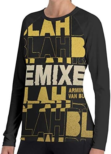 Armin Van Buuren Blah Outdoor Women Contrast Printed Long Sleeves T Shirts