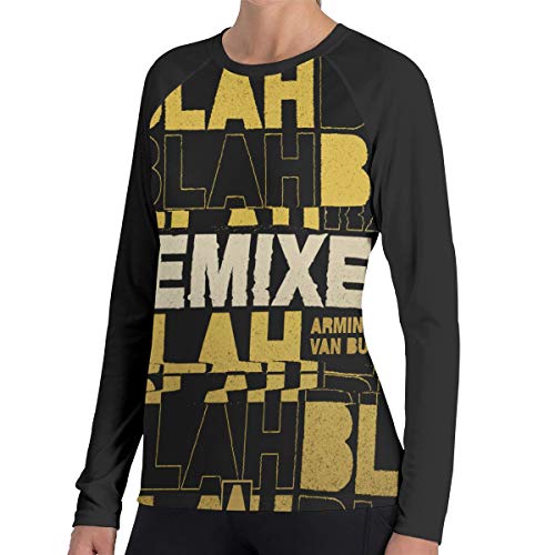 Armin Van Buuren Blah Outdoor Women Contrast Printed Long Sleeves T Shirts