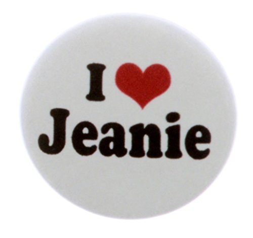 I Love Jeanie 2.25" Keychain (heart)