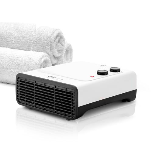 Ufesa Sigma - Riscaldatore piatto da 1800 W, IP21, per bagno, 3 livelli di potenza termica/freddo, uso piatto, termostato regolabile, protezione da surriscaldamento e maniglia di trasporto