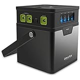 iMuto 185Wh/50000mAh Portable Generator Power Source Station with 8-Port DC/AC USB Output 5V/12-19V/115V, Rechargeable Battery Pack Power Supply for Laptop, Notebook, Tablet, iPhone, iPad, and Outdoor